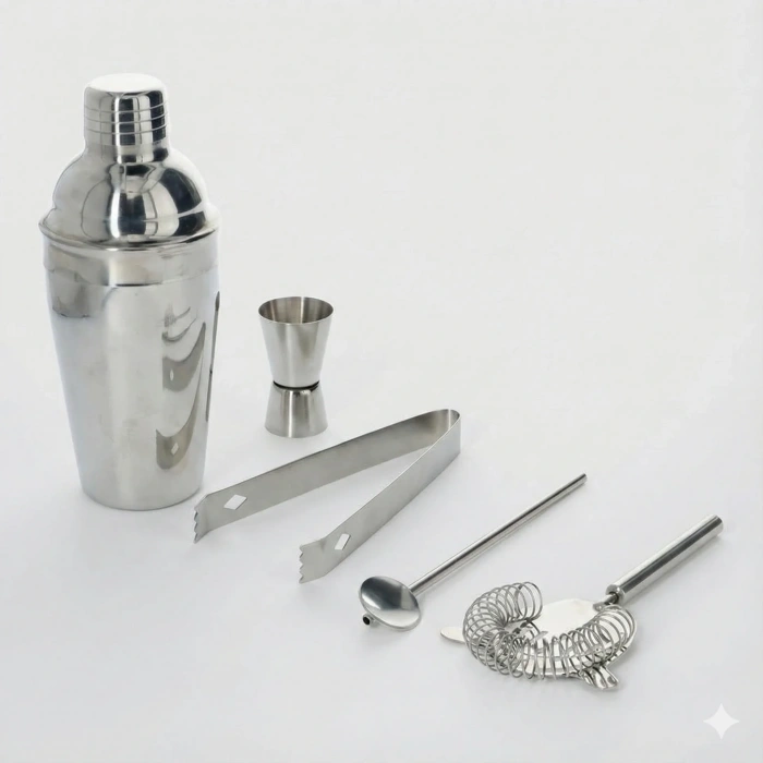 USLUCAN ALIŞVERİŞ 5 Parça Kokteyl Hazırlama Seti 550 Ml