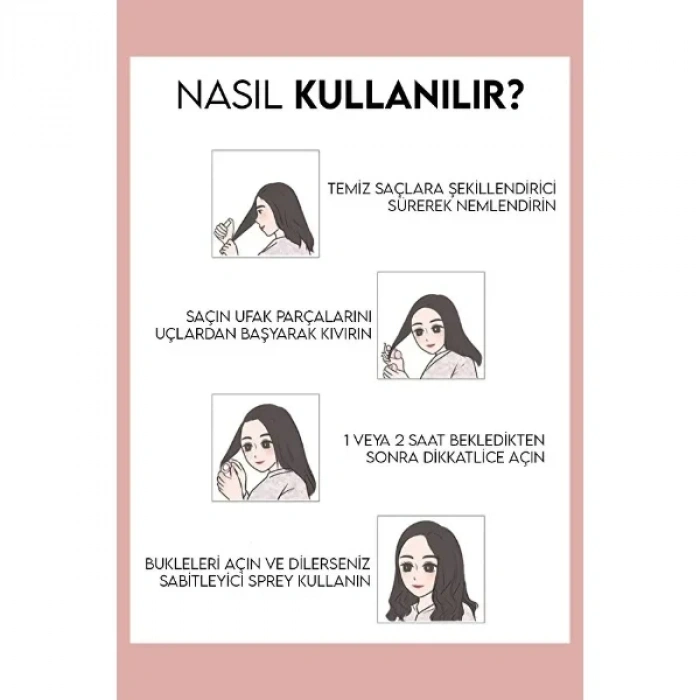 USLUCAN ALIŞVERİŞ 6lı Bigudi Seti