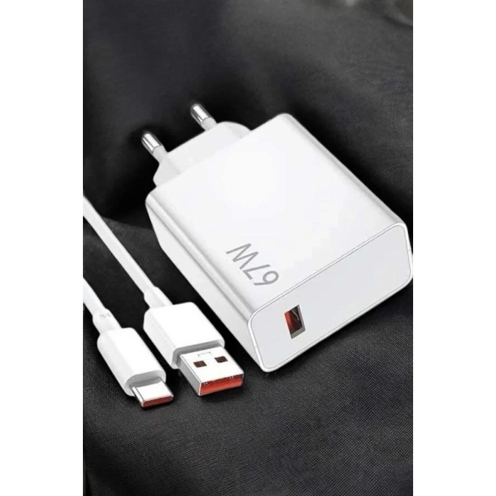 USLUCAN ALIŞVERİŞ 67W Şarj Aleti Turbo Hızlı Type-C Şarj