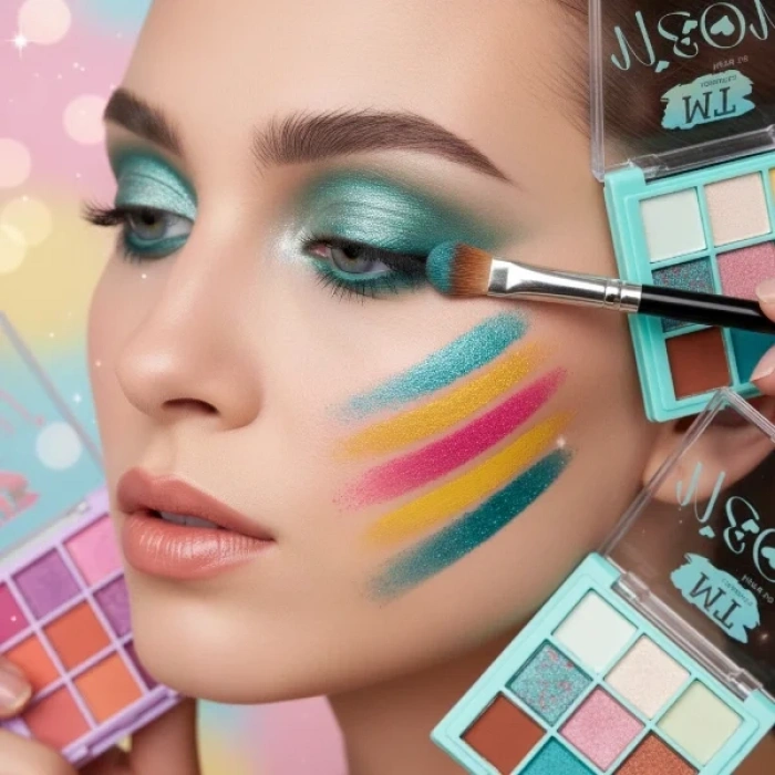 USLUCAN ALIŞVERİŞ 9 Renkli Far Paleti - 3lü Set