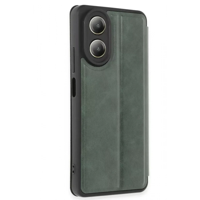 USLUCAN ALIŞVERİŞ A38 Kılıf Flip Cover - Koyu Yeşil