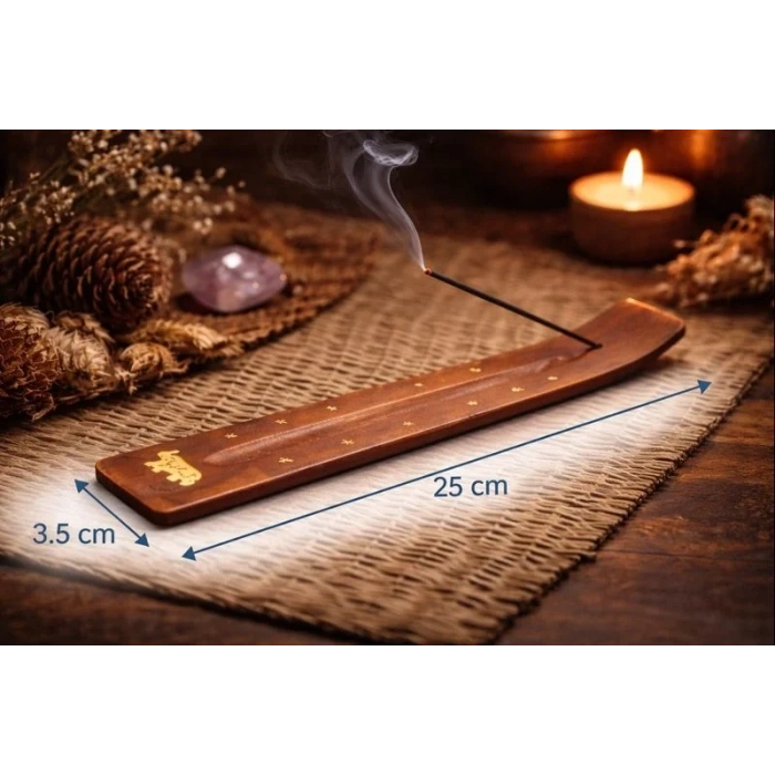 USLUCAN ALIŞVERİŞ Ahşap Kayık Tütsülük Maun