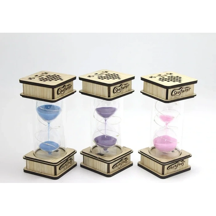 USLUCAN ALIŞVERİŞ Ahşap Ledli Kum Saati Model 2