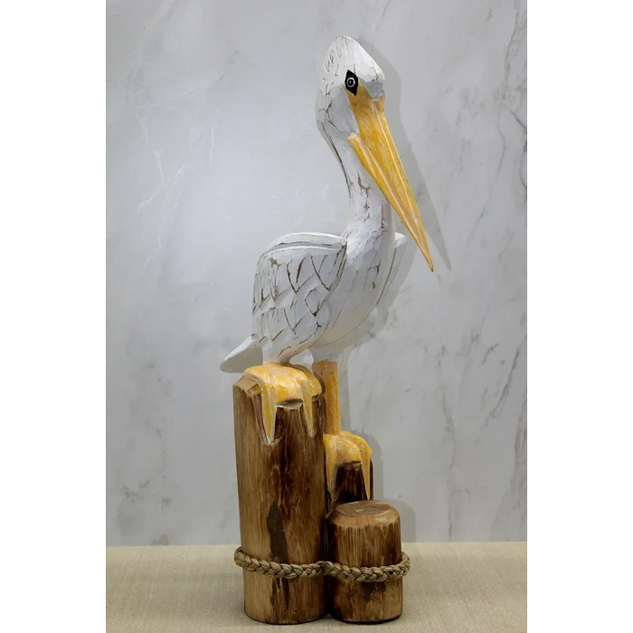 USLUCAN ALIŞVERİŞ Ahşap Pelikan 60 Cm