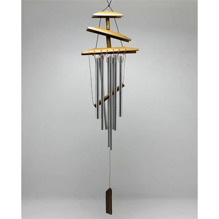 USLUCAN ALIŞVERİŞ Ahşap Rüzgar Çanı No:2