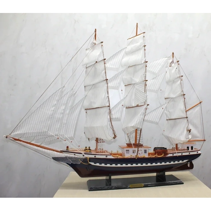 USLUCAN ALIŞVERİŞ Ahşap Yelken Gemi Model 4