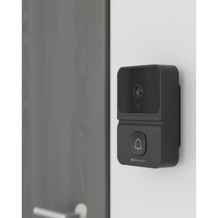 USLUCAN ALIŞVERİŞ Akıllı Kapı Zili Kamera Gece Görüşlü Çift Yönlü Sesli WiFi