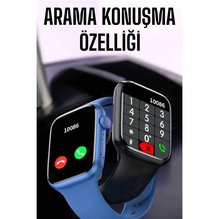 USLUCAN ALIŞVERİŞ Akıllı Saat Amoled Ekran Yeni Nesil Bluetooth Bağlantılı
