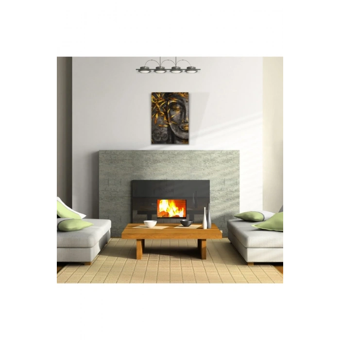 USLUCAN ALIŞVERİŞ Altın Kadın Canvas Tablo (50x70)