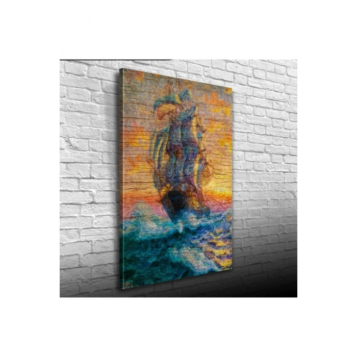 USLUCAN ALIŞVERİŞ Amiral Gemisi Canvas Tablo (50x70)