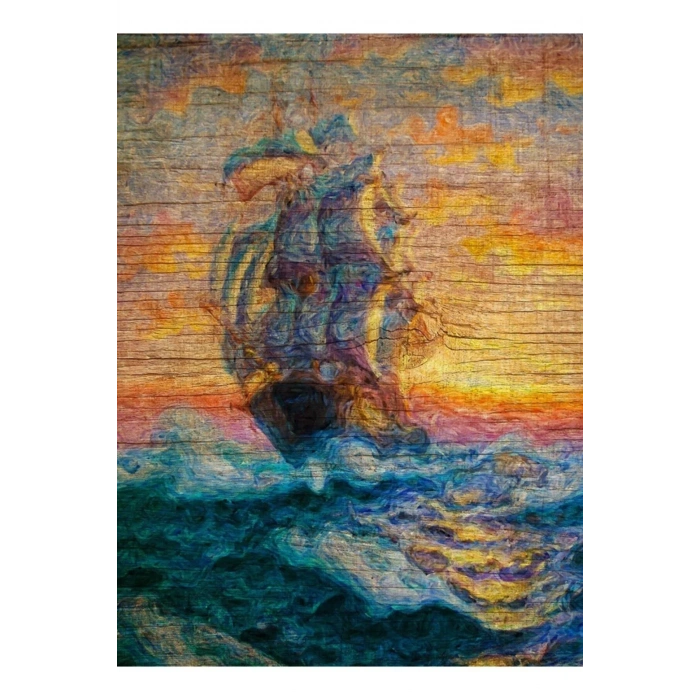 USLUCAN ALIŞVERİŞ Amiral Gemisi Canvas Tablo (50x70)