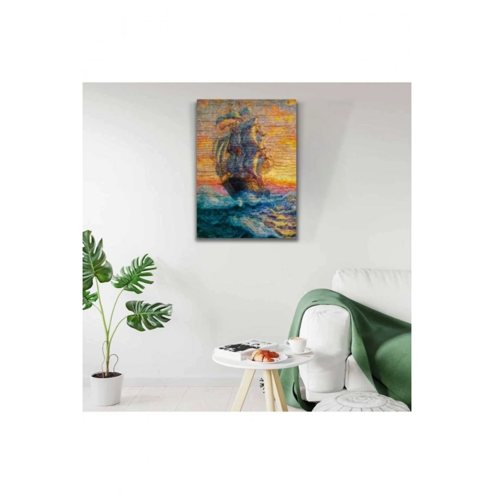 USLUCAN ALIŞVERİŞ Amiral Gemisi Canvas Tablo (50x70)