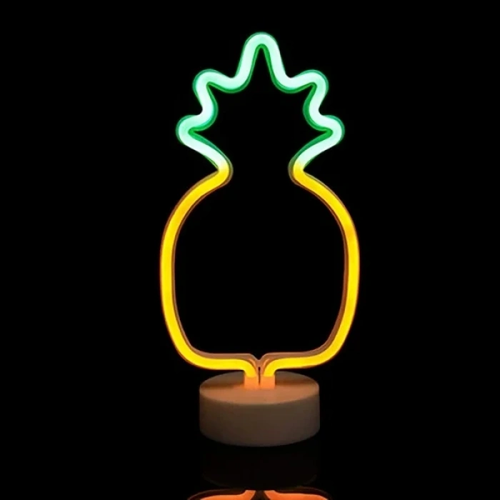 USLUCAN ALIŞVERİŞ Ananas Neon LED Lamba