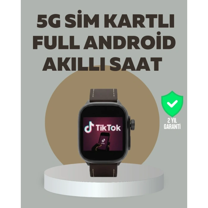 USLUCAN ALIŞVERİŞ Android Akıllı Saat 5G Destekli Uygulama İndirme