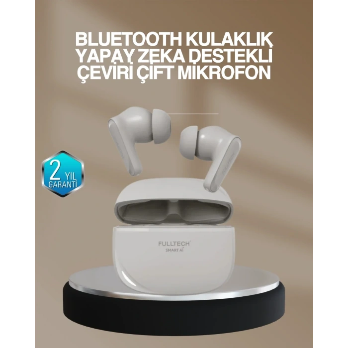 USLUCAN ALIŞVERİŞ Anında Dil Çeviren Akıllı Bluetooth Kulaklık Çok Dilli İletişim