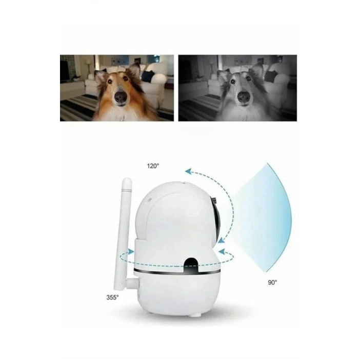 USLUCAN ALIŞVERİŞ Anlık Bildirimli Hareket Sensörlü Full HD Kamera