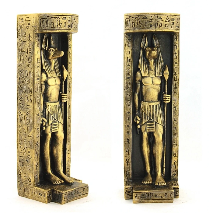USLUCAN ALIŞVERİŞ Anubis Figürlü Mumluk
