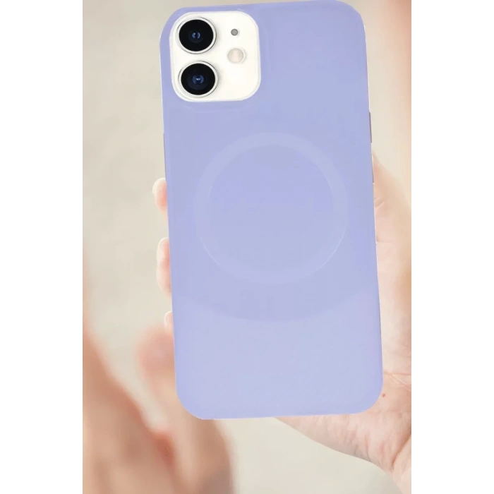 USLUCAN ALIŞVERİŞ Apple iPhone 11 Kılıf Maya Karbon Kapak - Kırmızı