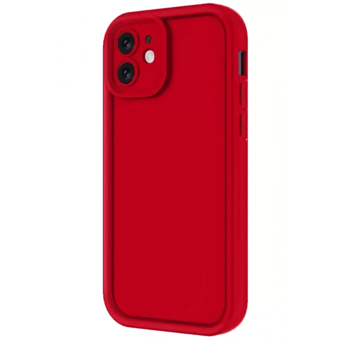 USLUCAN ALIŞVERİŞ Apple iPhone 11 Kılıf Viera Silikon - Kırmızı
