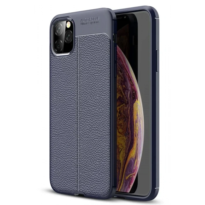 USLUCAN ALIŞVERİŞ Apple iPhone 11 Pro Max Kılıf Auto Focus Kapak - Lacivert