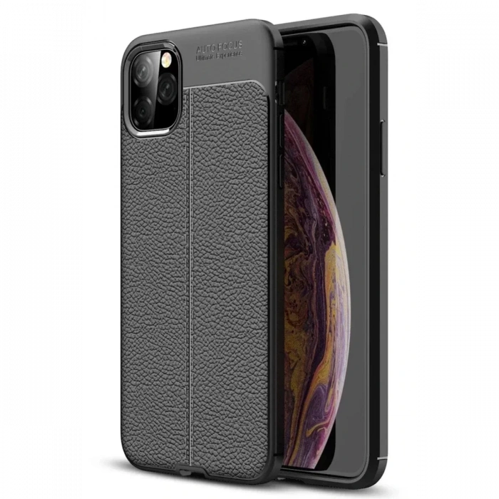 USLUCAN ALIŞVERİŞ Apple iPhone 11 Pro Max Kılıf Auto Focus Kapak - Siyah