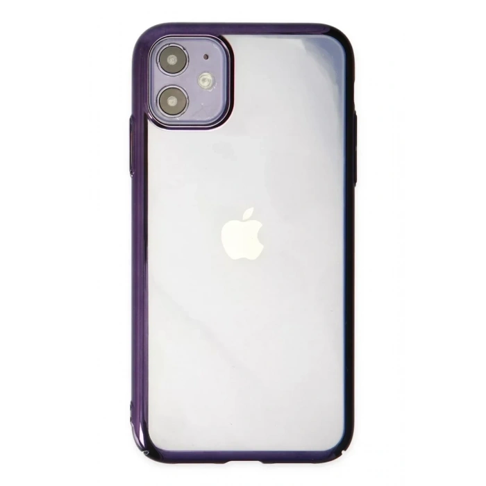 USLUCAN ALIŞVERİŞ Apple iPhone 12 Kılıf Element Silikon - Mor