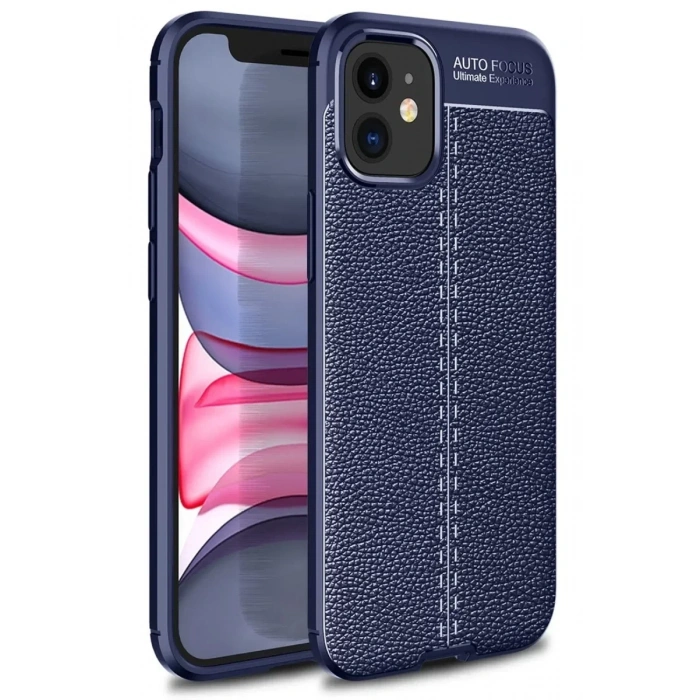 USLUCAN ALIŞVERİŞ Apple iPhone 12 Mini Kılıf Auto Focus Kapak - Lacivert