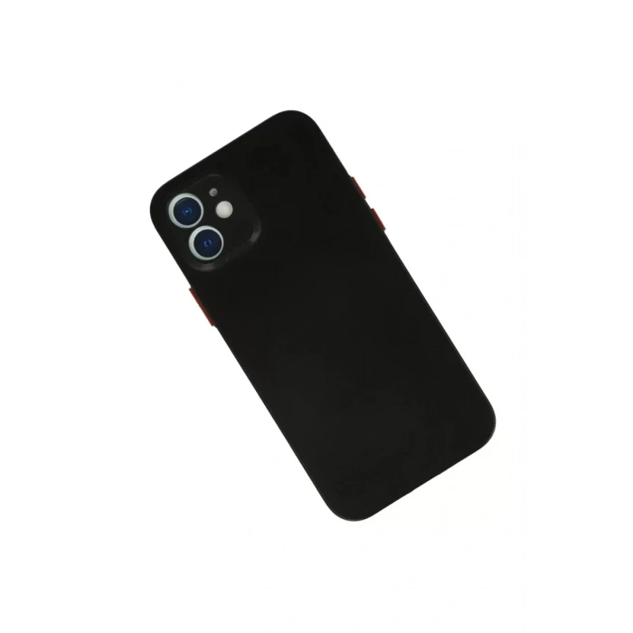 USLUCAN ALIŞVERİŞ Apple iPhone 12 Mini Kılıf PP Ultra İnce Kapak - Siyah