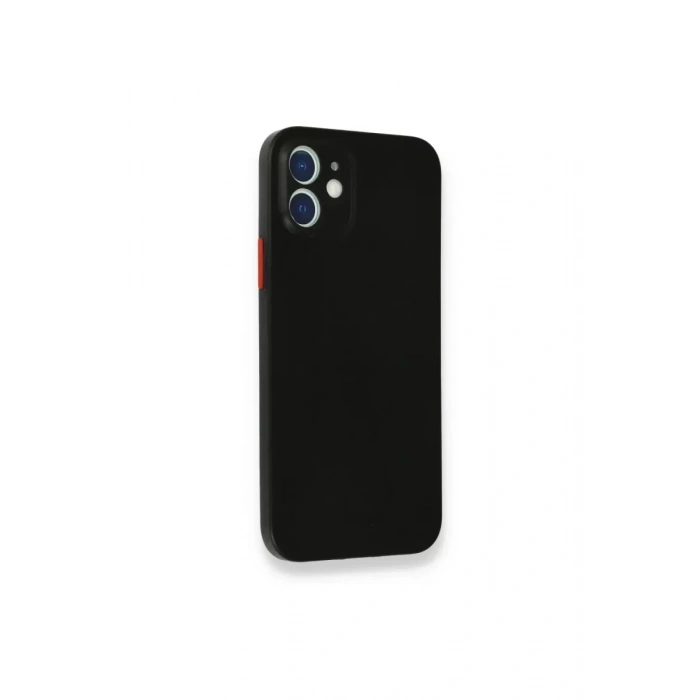 USLUCAN ALIŞVERİŞ Apple iPhone 12 Mini Kılıf PP Ultra İnce Kapak - Siyah