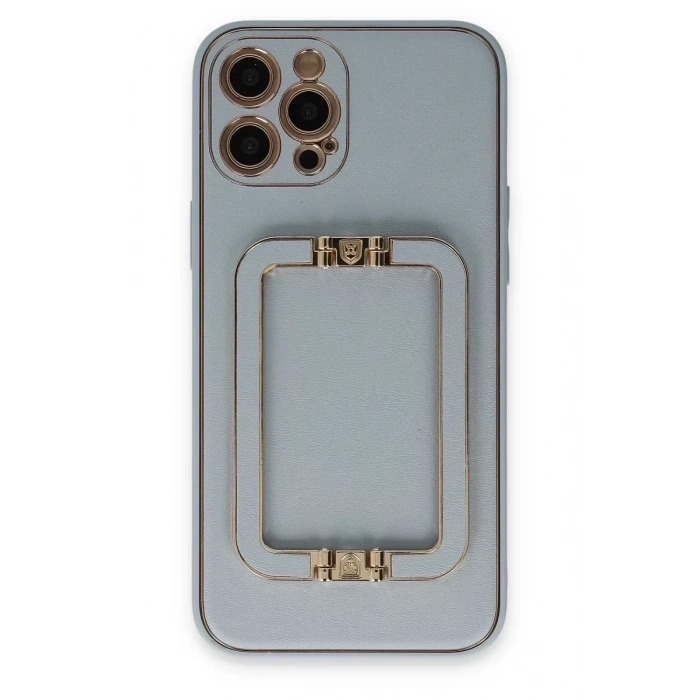 USLUCAN ALIŞVERİŞ Apple iPhone 12 Pro Kılıf Coco Elit Kapak - Turkuaz