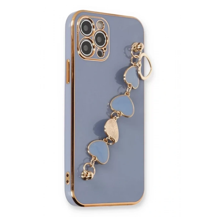 USLUCAN ALIŞVERİŞ Apple iPhone 12 Pro Kılıf Esila Silikon - Gri