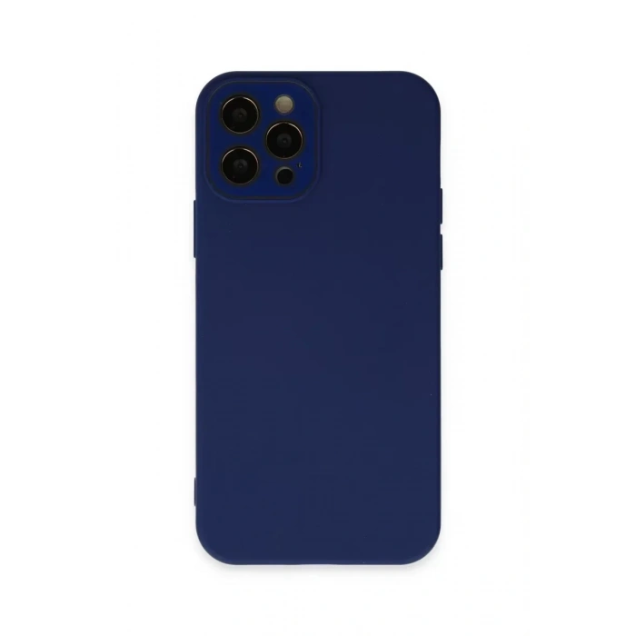 USLUCAN ALIŞVERİŞ Apple iPhone 12 Pro Kılıf Lansman Glass Kapak - Sky Blue
