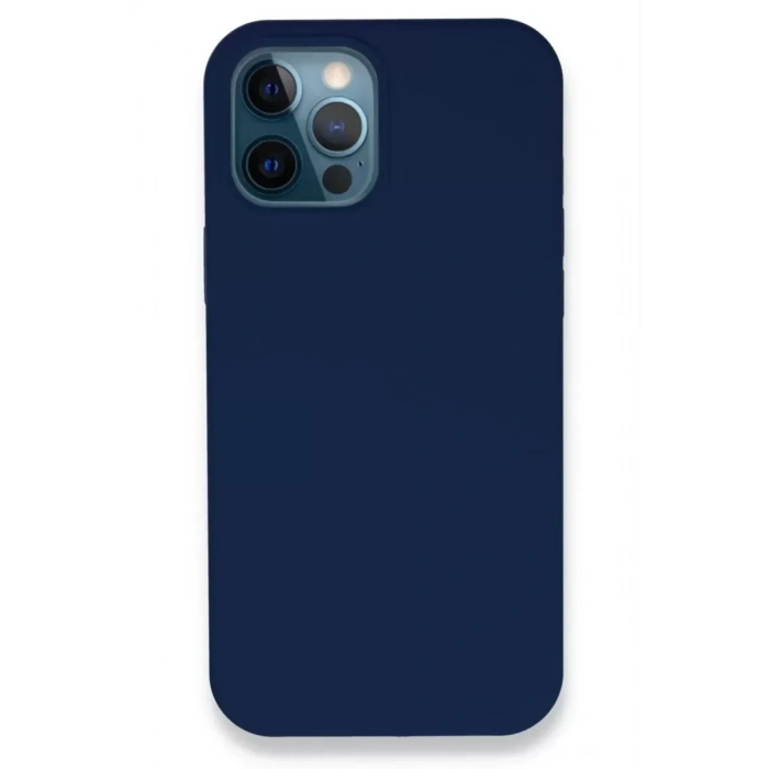 USLUCAN ALIŞVERİŞ Apple iPhone 12 Pro Kılıf Lansman Legant Silikon - Lacivert