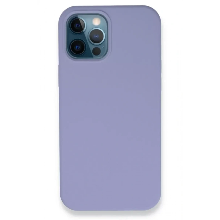 USLUCAN ALIŞVERİŞ Apple iPhone 12 Pro Kılıf Lansman Legant Silikon - Lila