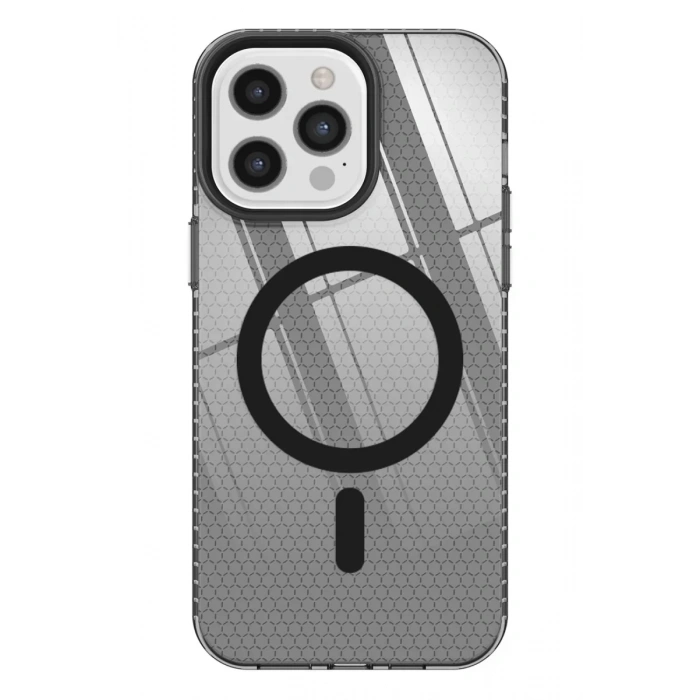 USLUCAN ALIŞVERİŞ Apple iPhone 12 Pro Max Kılıf Beta Magneticsafe Silikon - Siyah