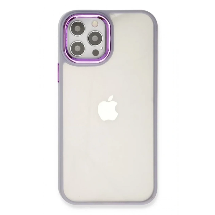 USLUCAN ALIŞVERİŞ Apple iPhone 12 Pro Max Kılıf Dora Kapak - Lila