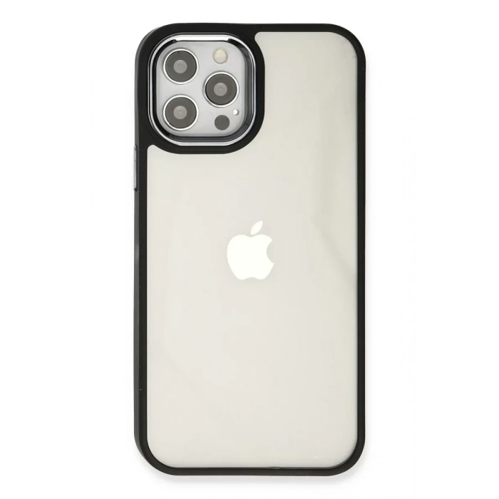USLUCAN ALIŞVERİŞ Apple iPhone 12 Pro Max Kılıf Dora Kapak - Siyah