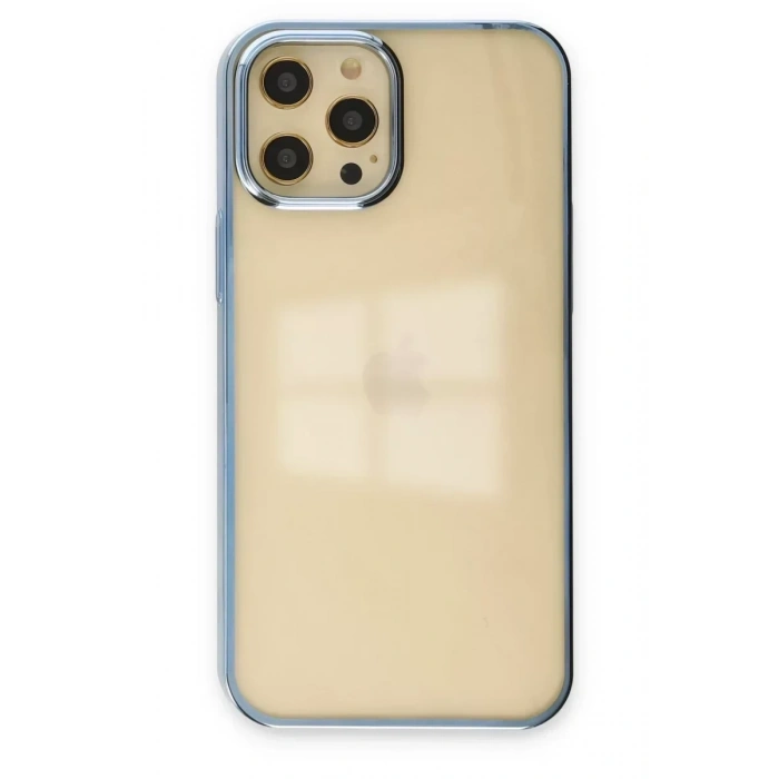 USLUCAN ALIŞVERİŞ Apple iPhone 12 Pro Max Kılıf Element Silikon - Mavi