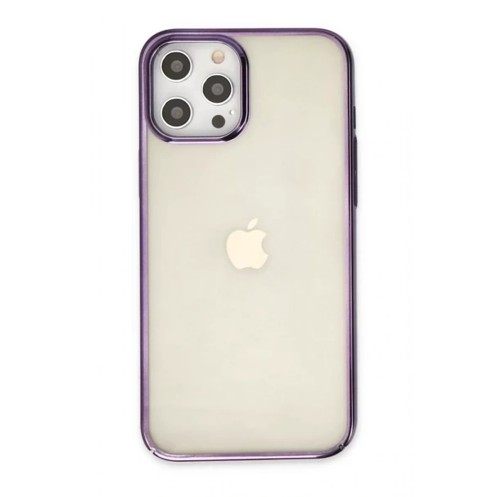 USLUCAN ALIŞVERİŞ Apple iPhone 12 Pro Max Kılıf Element Silikon - Mor
