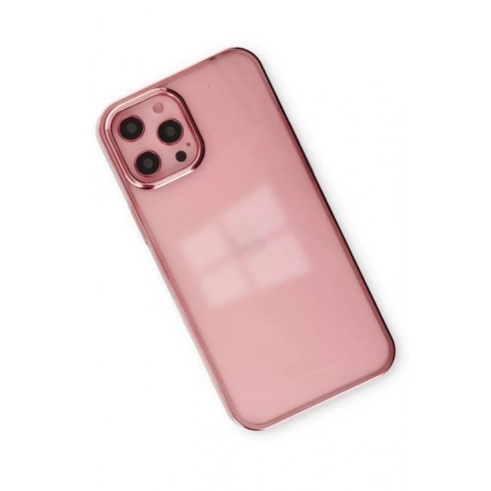 USLUCAN ALIŞVERİŞ Apple iPhone 12 Pro Max Kılıf Element Silikon - Pembe