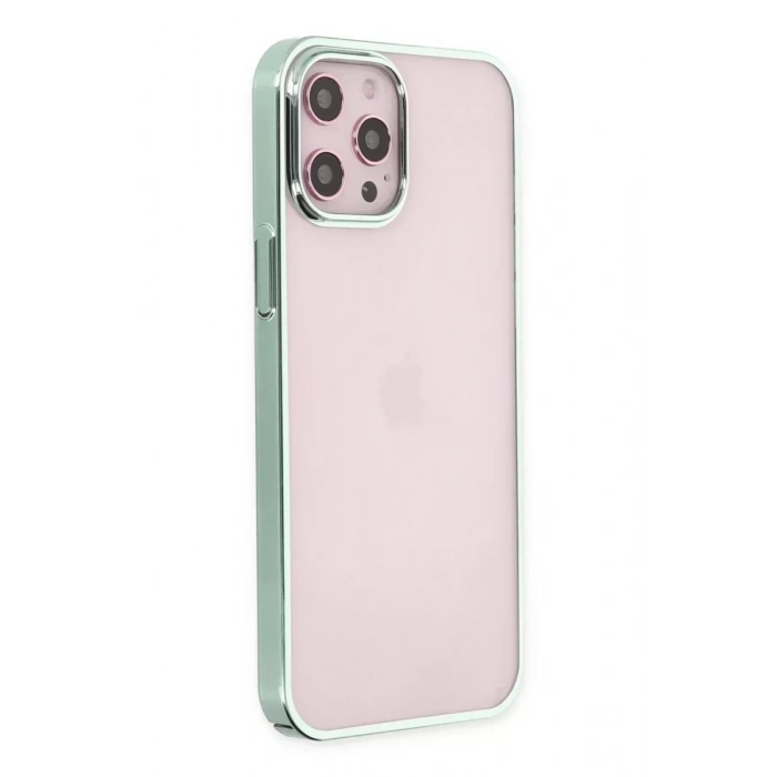 USLUCAN ALIŞVERİŞ Apple iPhone 12 Pro Max Kılıf Element Silikon - Yeşil