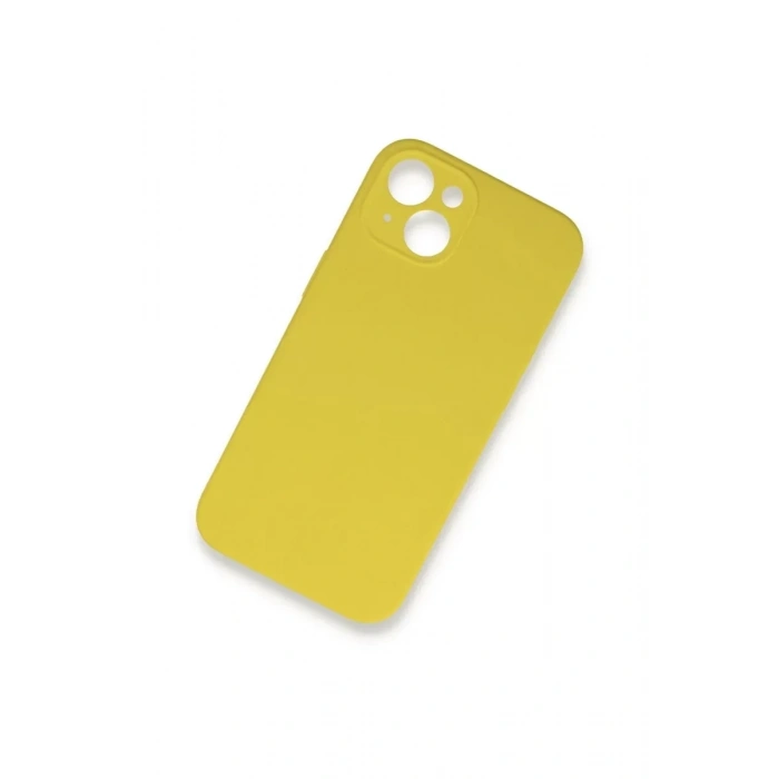 USLUCAN ALIŞVERİŞ Apple iPhone 13 Mini Kılıf Lansman Legant Silikon - Sarı