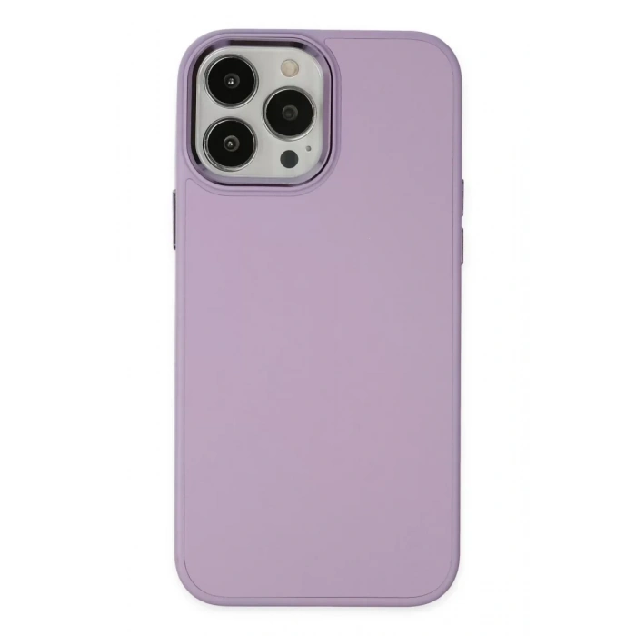 USLUCAN ALIŞVERİŞ Apple iPhone 13 Pro Kılıf Asya Deri Silikon - Lila