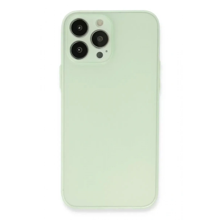 USLUCAN ALIŞVERİŞ Apple iPhone 13 Pro Kılıf Puma Silikon - Açık Yeşil