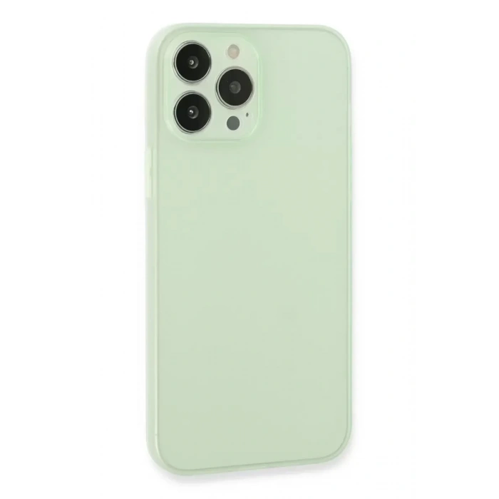 USLUCAN ALIŞVERİŞ Apple iPhone 13 Pro Kılıf Puma Silikon - Açık Yeşil
