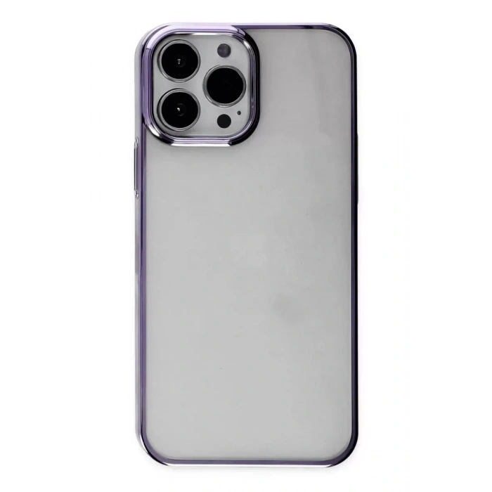 USLUCAN ALIŞVERİŞ Apple iPhone 13 Pro Max Kılıf Element Silikon - Mor