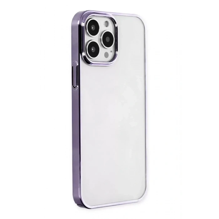 USLUCAN ALIŞVERİŞ Apple iPhone 13 Pro Max Kılıf Element Silikon - Mor