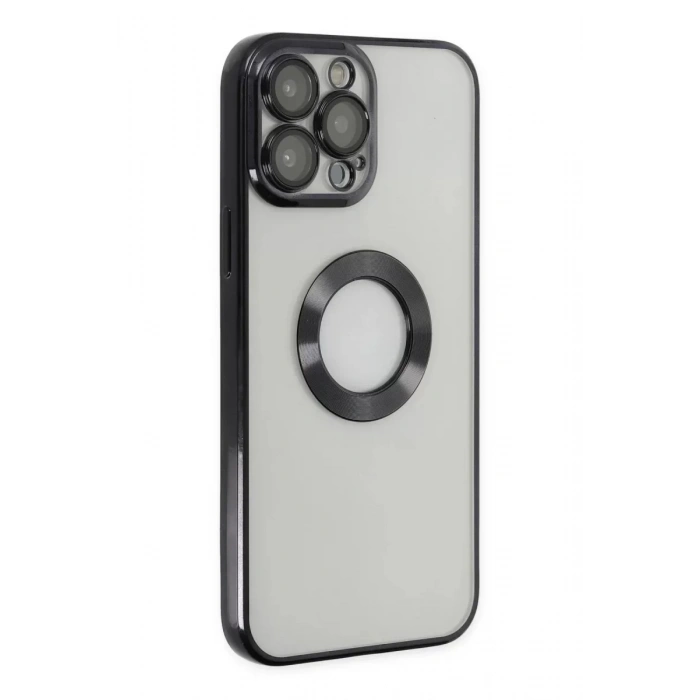 USLUCAN ALIŞVERİŞ Apple iPhone 13 Pro Max Kılıf Slot Silikon - Siyah