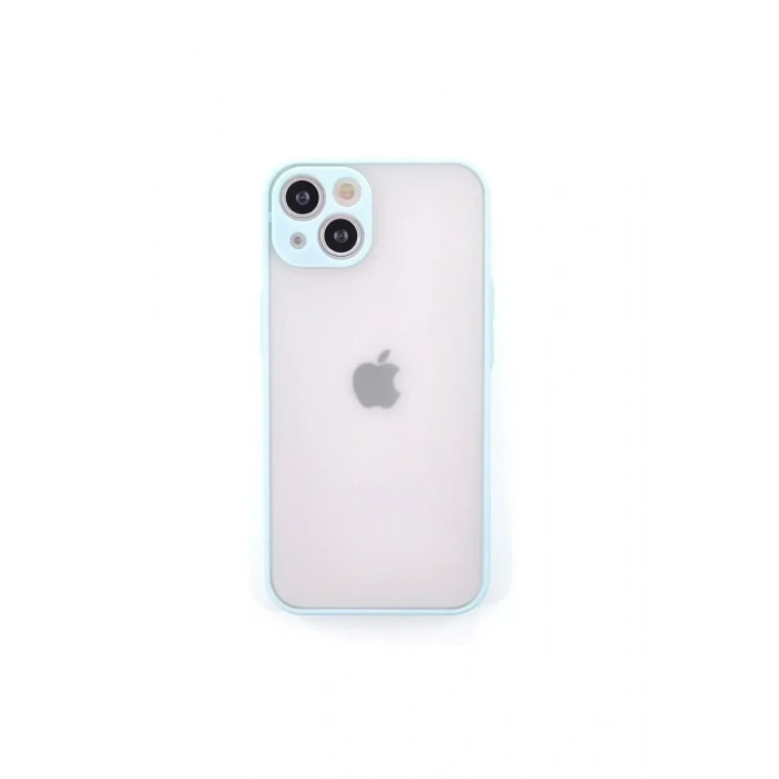 USLUCAN ALIŞVERİŞ Apple iPhone 14 Kılıf Montreal Silikon Kapak - Turkuaz