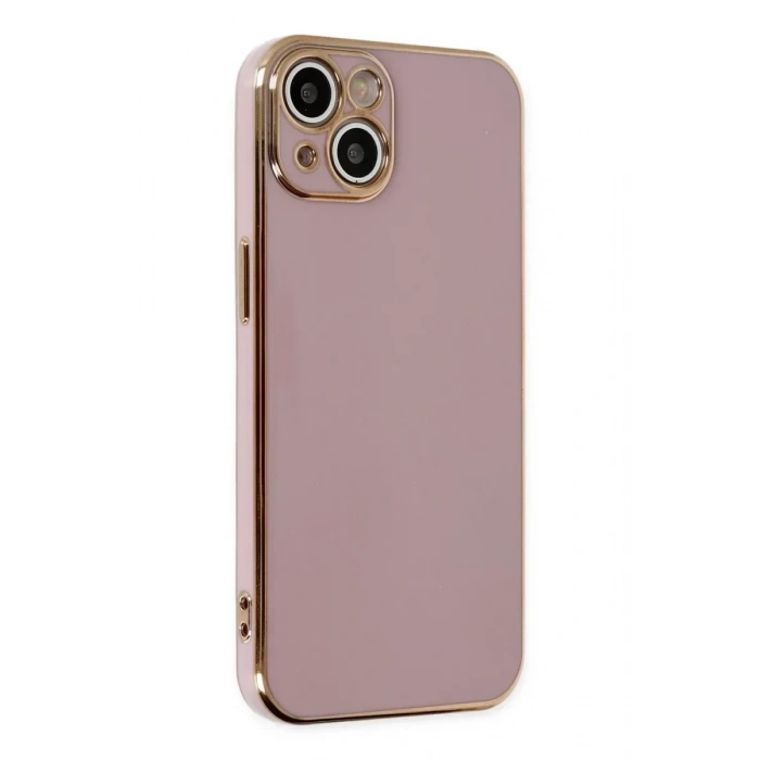 USLUCAN ALIŞVERİŞ Apple iPhone 14 Kılıf Volet Silikon - Mor